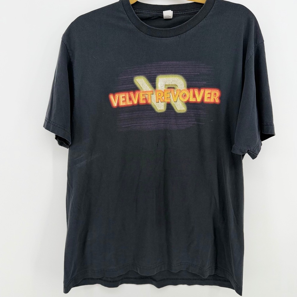 Vintage 2005 Velvet Revolver Tour Band T Shirt Large Black Concert‎ Tee Grunge